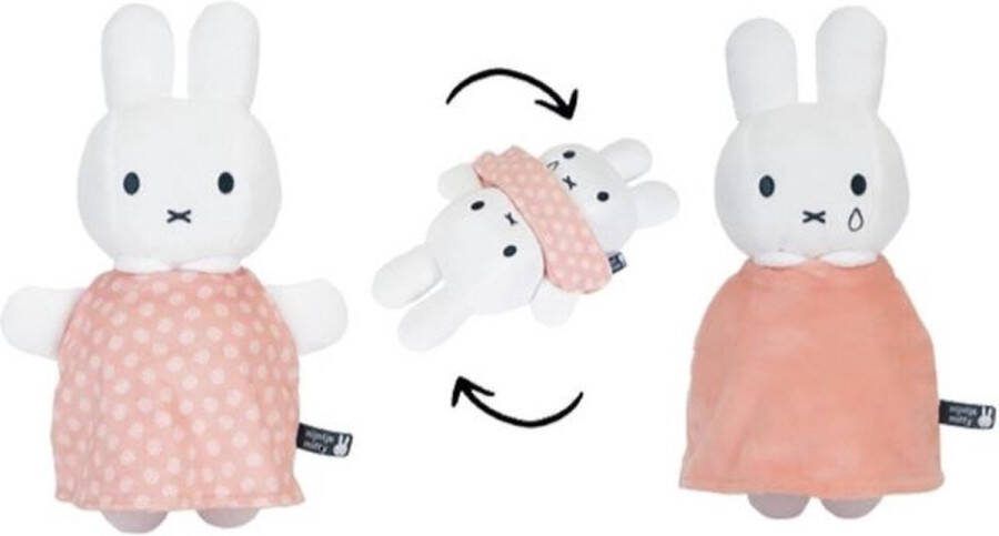 Nijntje Knuffel Omkeerbare Roze Knuffel blij en verdrietig Alle leeftijden