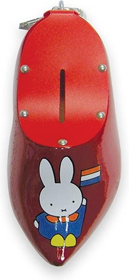 Nijntje Spaarpotklomp 14 cm rood