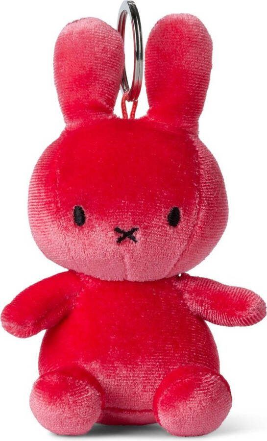 Nijntje sleutelhanger velvet roze 10 cm 4