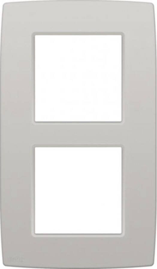 Niko Tweevoudige afdekplaat met 60 mm verticale centerafstand Original light grey