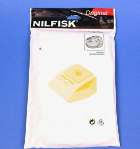 Nilfisk Go Series papieren Stofzuigerzakken 10 stuks + filter