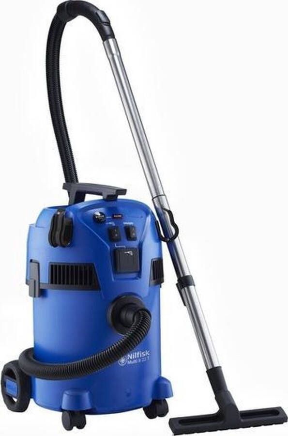 Nilfisk Multi 22T Ketelstofzuiger aansluiting extern machine 1200W Push en Clean reiniging