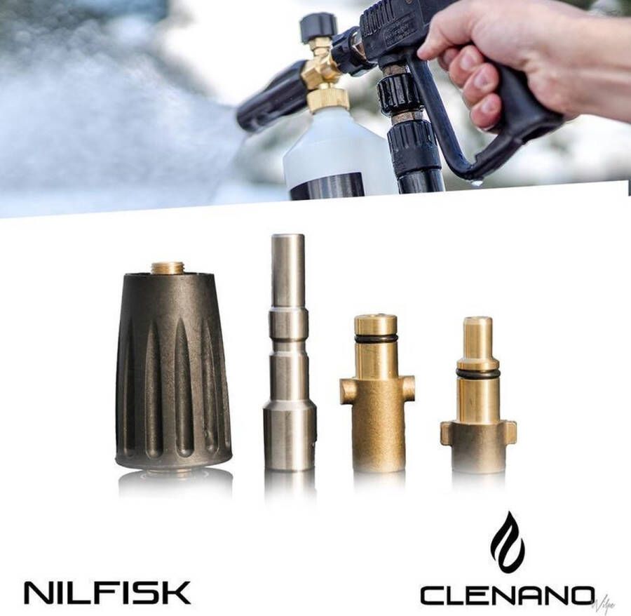 Nilfisk Snelkoppelingen Set ( G 1 4 Adapter 1 4 Female Stainless QC adapter Kew Adapter Gerni) Set met alle Adapters