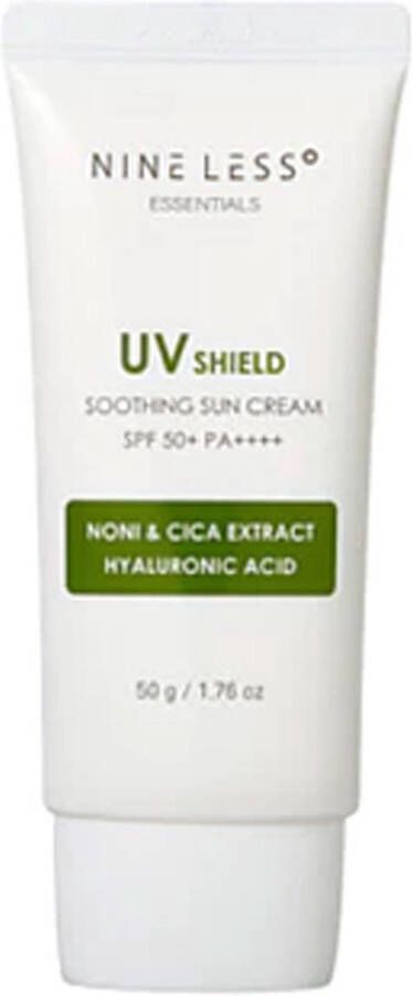 Nine Less Essentials UV Shield Soothing Sun Cream SPF 50+ PA++++ 50 g Korean Skincare