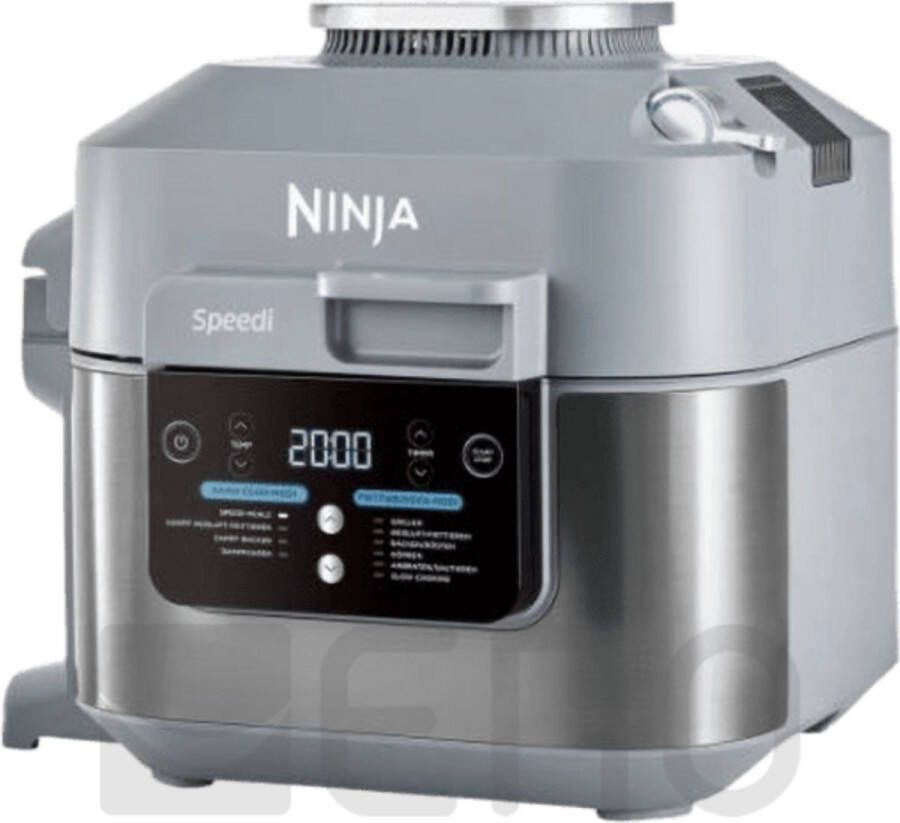 Ninja ON400DE friteuse Enkel 5 7 l Vrijstaand 1760 W Heteluchtfriteuse Grijs