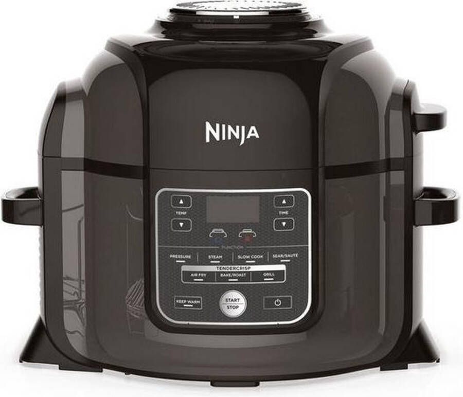 NINJA Multi-cooker OP300EU Snelkoken hetelucht-frituren slowcooking grillen bakken stomen 6 L inhoud