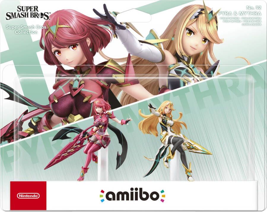 Nintendo Amiibo Super Smash Bros. Switch Pyra & Mythra 2-in-1