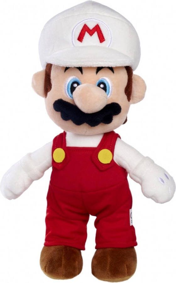 Nintendo Super Mario Brandweerman Mario 30cm Knuffel Pluche