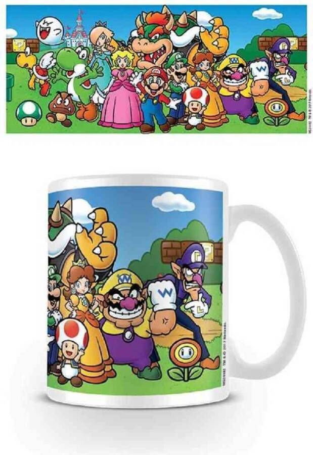 Nintendo Super Mario Characters beker multicolours