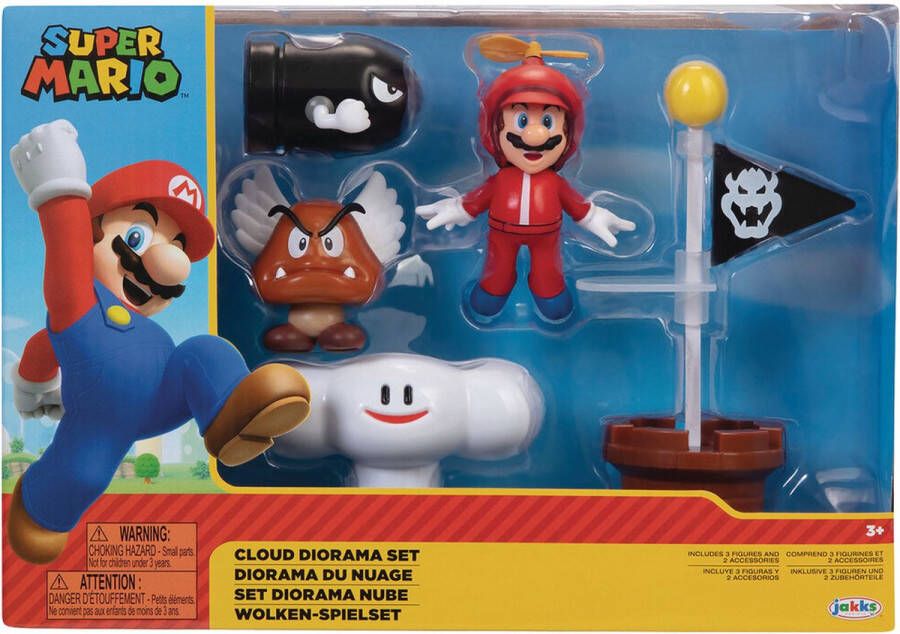 Nintendo -Super Mario Cloud World Diorama Set