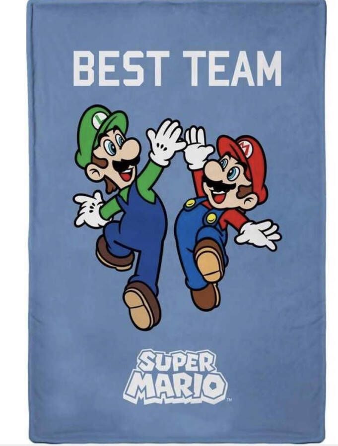 Nintendo Super Mario fleece deken 110 X 130 cm