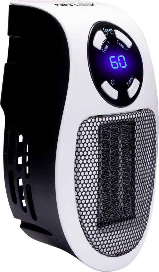 Ninzer Mini Kachel Stopcontact-Verwarming Elektrische Kleine Plug Heater met Timer en Afstandsbediening