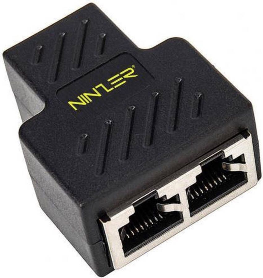 Ninzer RJ45 Splitter 1 naar 2 Netwerk Adapter