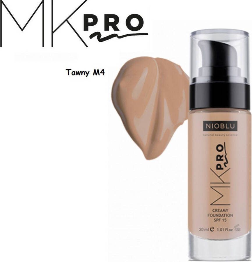 NIOBLU MKPro Creamy Foundation SPF 15 Tawny M4