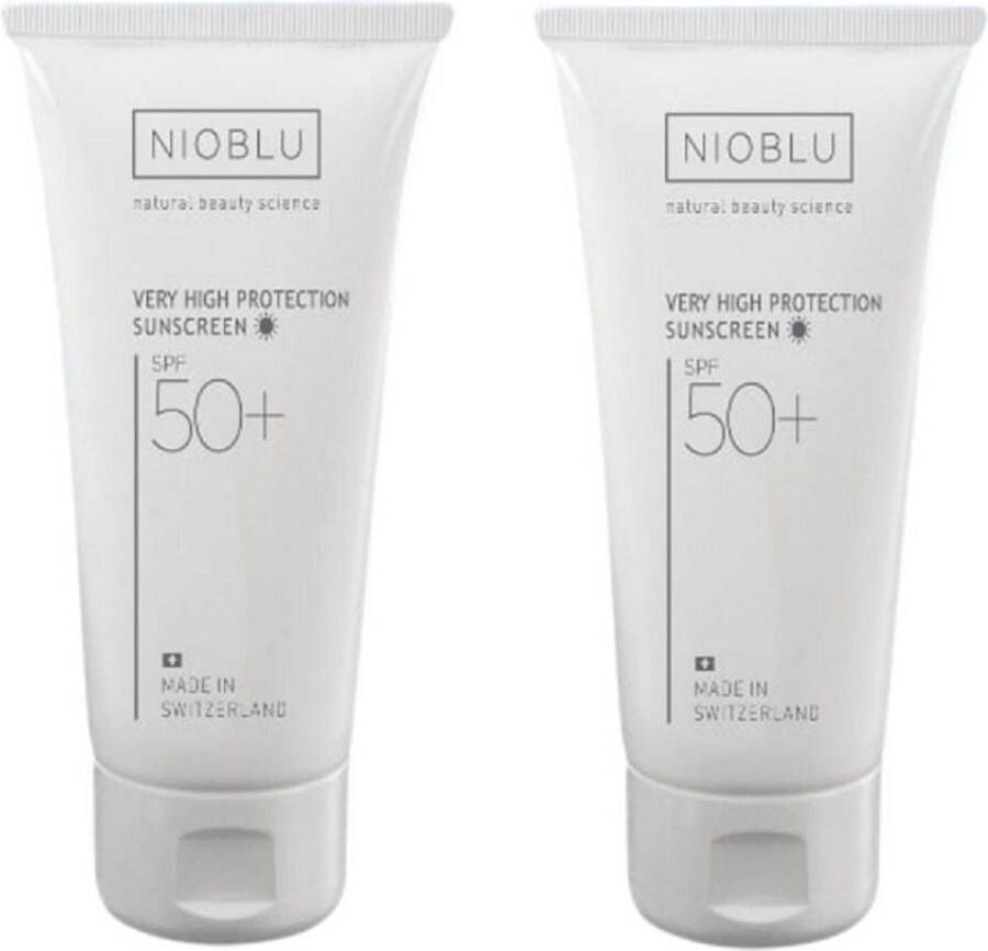 NIOBLU -Very- High Protection Sunscreen SPF 50 Duo Pack