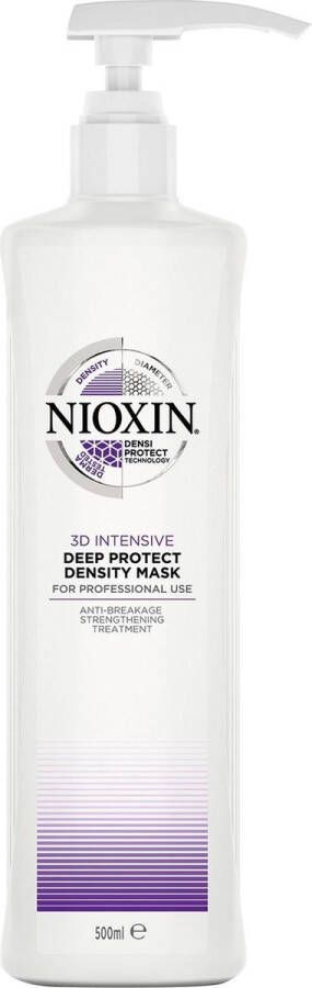 Nioxin Professional Intensive Treatment Deep Protect Density 500ml Haarmasker beschadigd haar