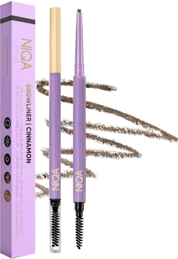 NIQA Browliner Wenkbrauwpotlood Cinnamon Vegan & Halal