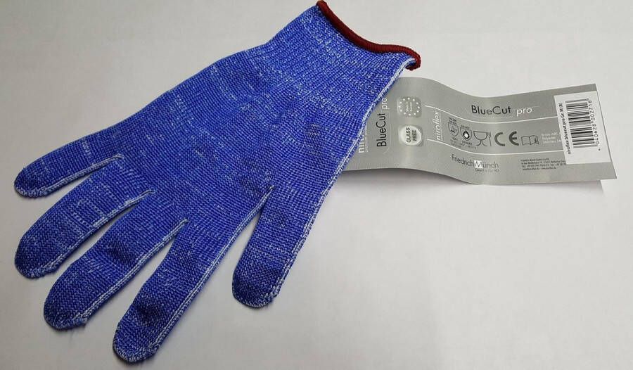 Niroflex Handschoen snijwerend maat XL Slagershandschoen XL Oesterhandschoen snijwerend maat XL Bluecut EN388 420 407