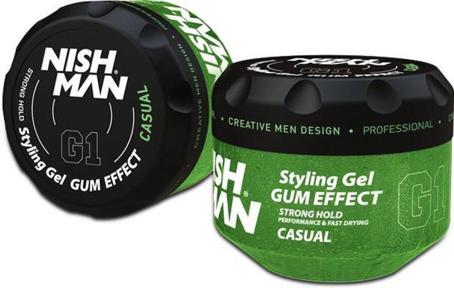 Nish Man Styling Gel Strong Hold- 4 stuks