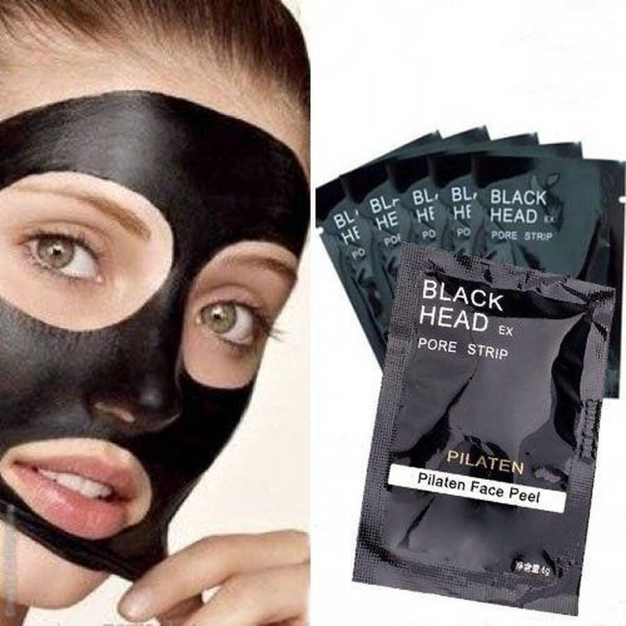 NiSy.nl Pilaten Blackhead gezichtsmasker mee-eters puisten verstopte poriën Peeling Masker 10 stuks