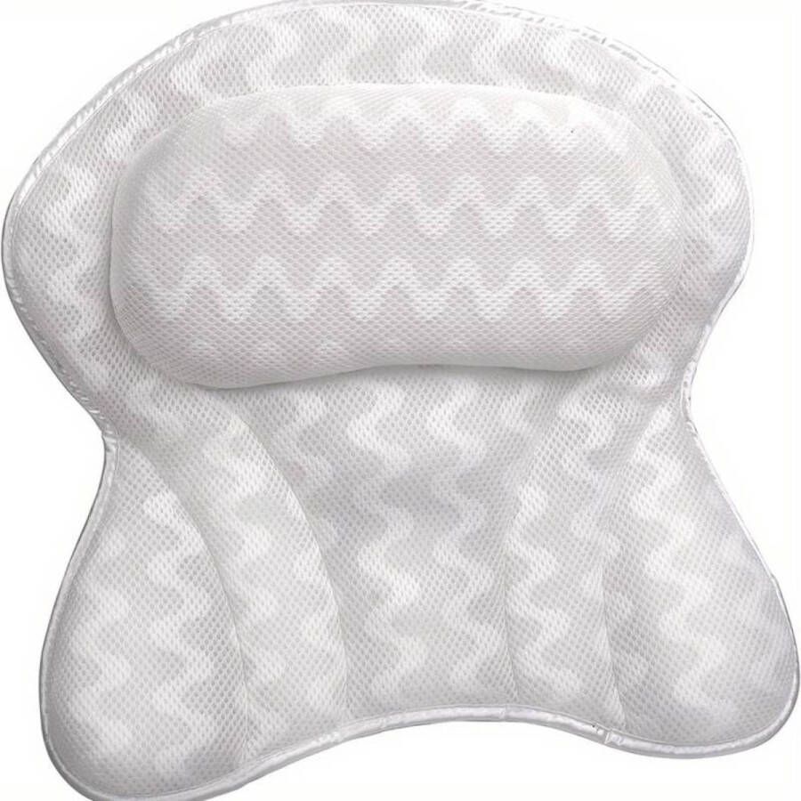 Nivard Badkussen Badkussens Voor In Bad Nekkussen Bad Hoofdsteun Bad Antislip Spa Kussen Jacuzzi Accessoires Grijs
