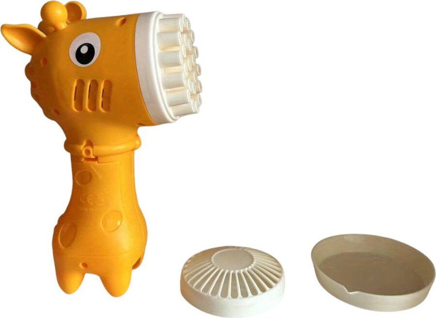Nivard Bellenblaas Pistool Bellenblazer Bellenblaas Speelgoed Bubble Blaster Bellenblaasmachine Speelgoed Giraffe Geel