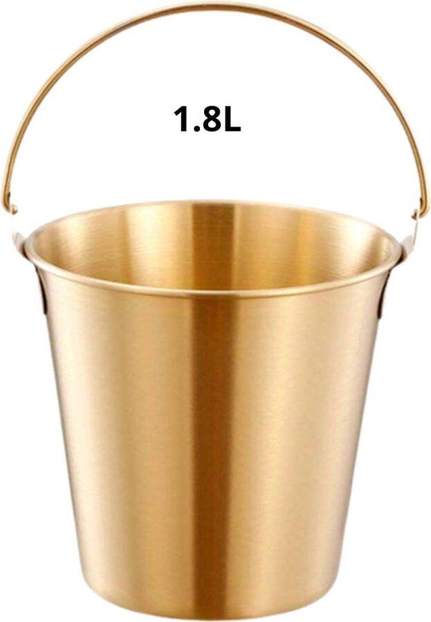 Nivard Champagne Emmer Champagnekoeler Champagneschaal Drankemmer Champagne Bowl Drankkoeler Goud 1.8L