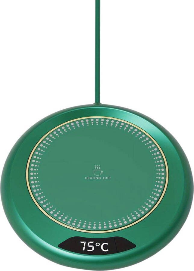 Nivard Cup Warmer Mok Warmer Mug Warmer Koffie Warmer Verwarmde Onderzetter Koffie Warmhouder Koffiekop Verwarmer Kop Warmer USB Kopjes Thee Groen