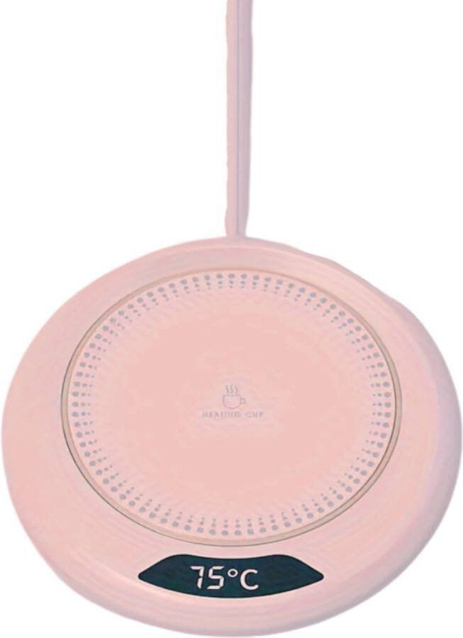 Nivard Cup Warmer Mok Warmer Mug Warmer Koffie Warmer Verwarmde Onderzetter Koffie Warmhouder Koffiekop Verwarmer Kop Warmer USB Kopjes Warmer Roze