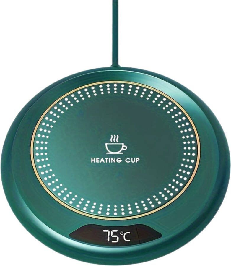 Nivard Cup Warmer Mok Warmer Mug Warmer Koffie Warmer Verwarmde Onderzetter Koffie Warmhouder Koffiekop Verwarmer Kop Warmer USB Kopjes Warmer Groen