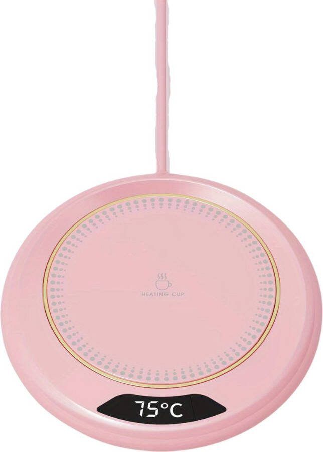 Nivard Cup Warmer Mok Warmer Mug Warmer Koffie Warmer Verwarmde Onderzetter Koffie Warmhouder Koffiekop Verwarmer Kop Warmer USB Kopjes Thee Roze