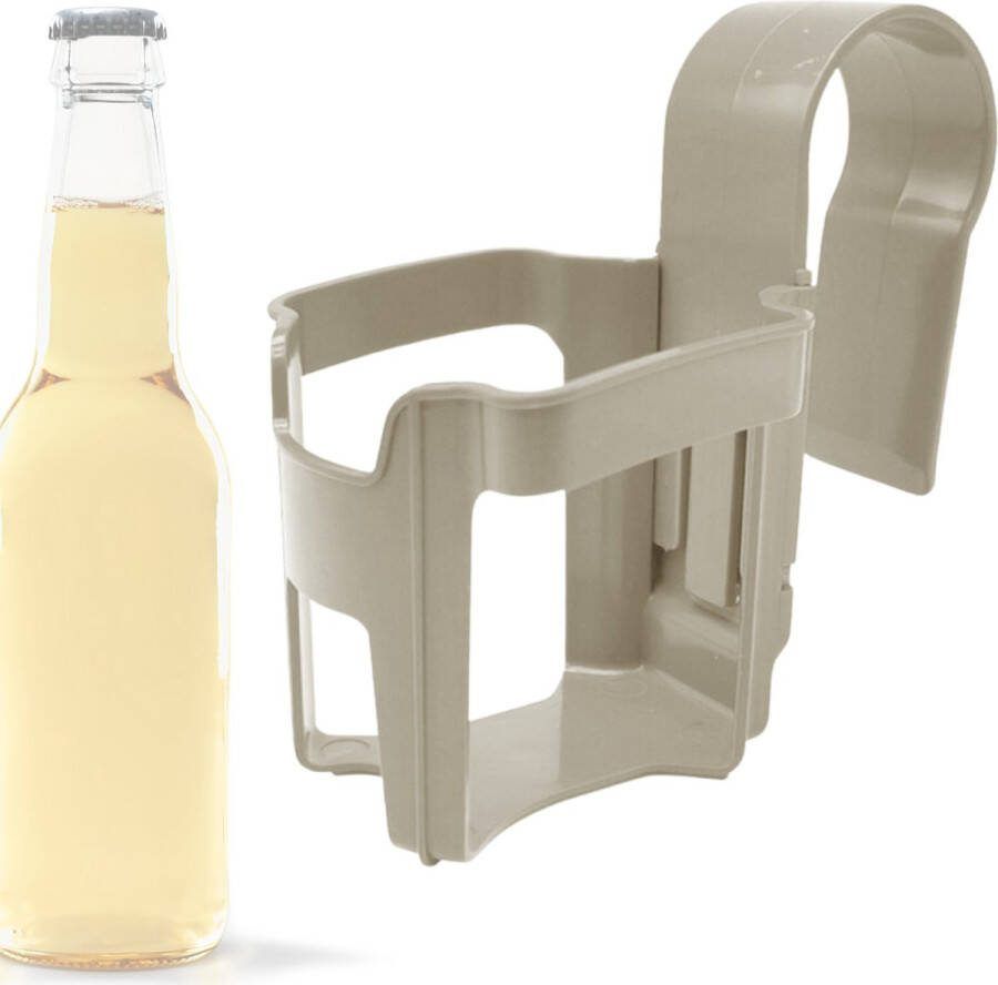 Nivard Drijvend Dienblad Bekerhouder Zwembad Jacuzzi Drankhouder Drijvende Bar Drijvende Drankhouder Khaki & Vierkant