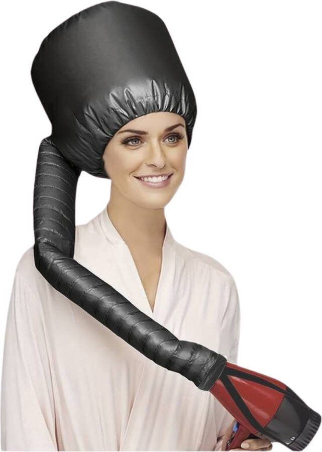 Nivard Droogkap Haardroogkap Haardroger Haar Steamer Fohn Haarstyling Hoofd Droger Zwart