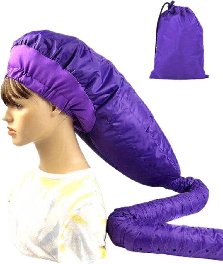 Nivard Droogkap Haardroogkap Haardroger Haar Steamer Fohn Haarstyling Voor Krullend Haar Paars