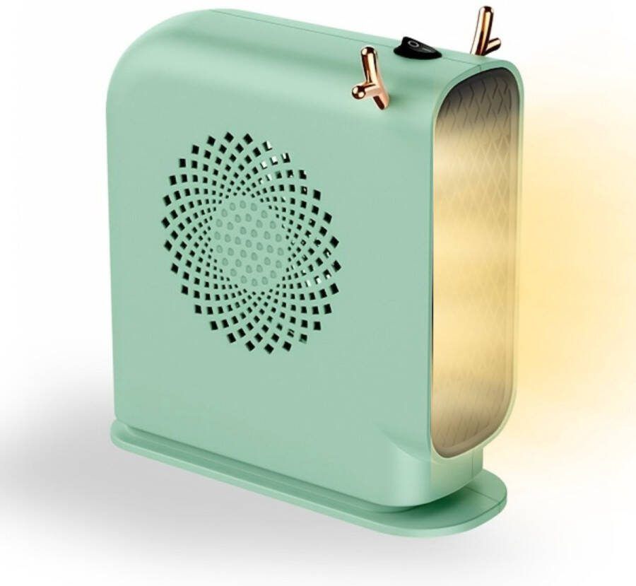 Nivard Elektrische Kachel Haard Heater Mini Kachel Bureau Groen