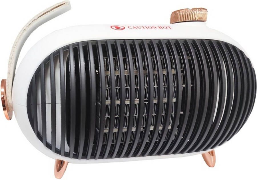 Nivard Elektrische Kachel Haard Heater Mini Kachel Draagbaar Wit