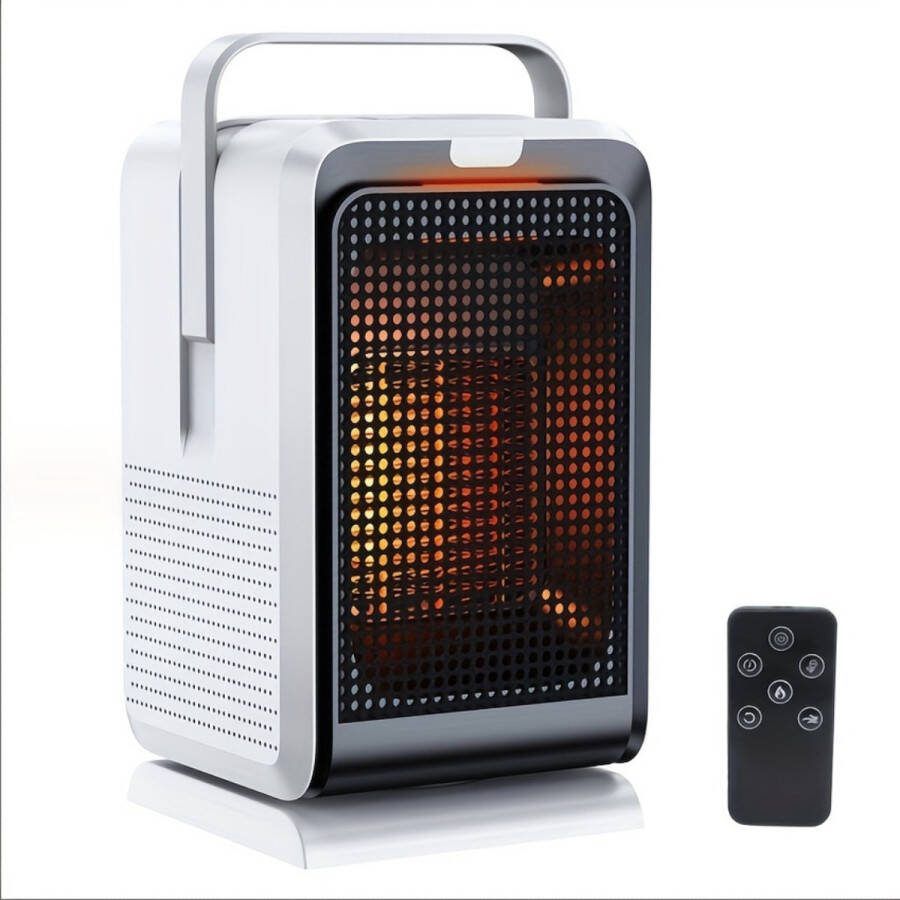 Nivard Elektrische Kachel Haard Heater Mini Kachel Luchtblazer Wit