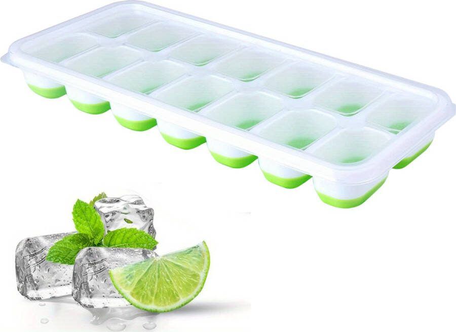 Nivard Ijsblokjesvormen Ijsblokjesvorm Ijsblokjesmakers Ijsblokje Whiskey Zomer Met Deksel Groen
