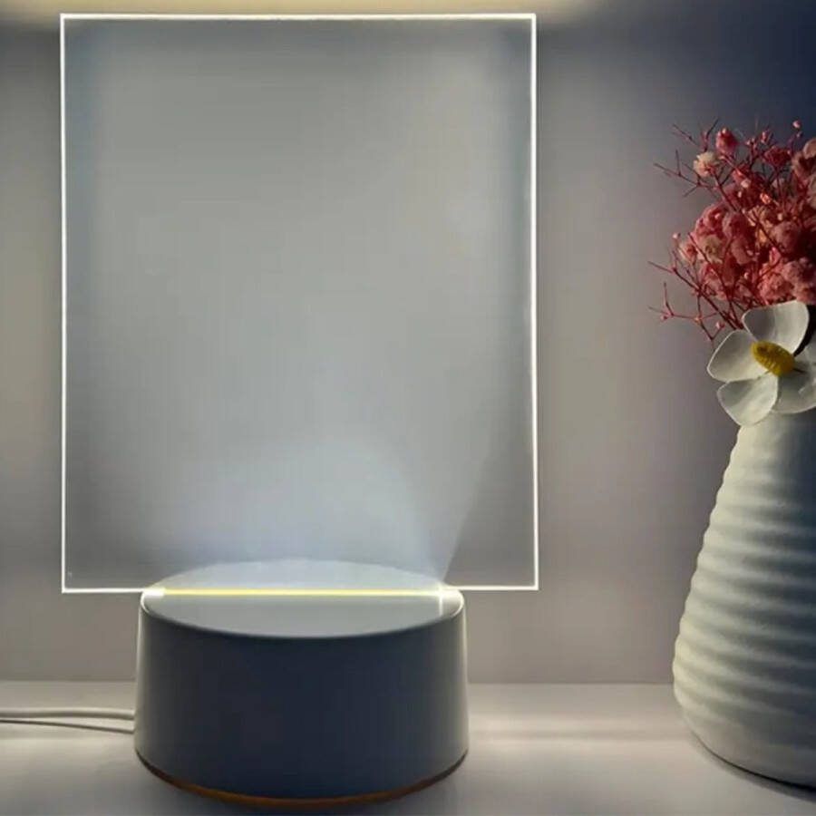 Nivard Led Notitiebord Led Bord Tekst Schrijfbord Valentijn Cadeautje Voor Haar- Bureau Decoratie Kamer Decoratie Aesthetic Met Pen