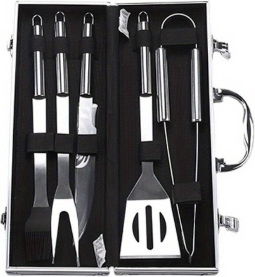 Nivard Barbeque Set Barbecueset Barbecue Barbecues BBQ Tangenset Vleeset Accessoires Zomer Grill Set