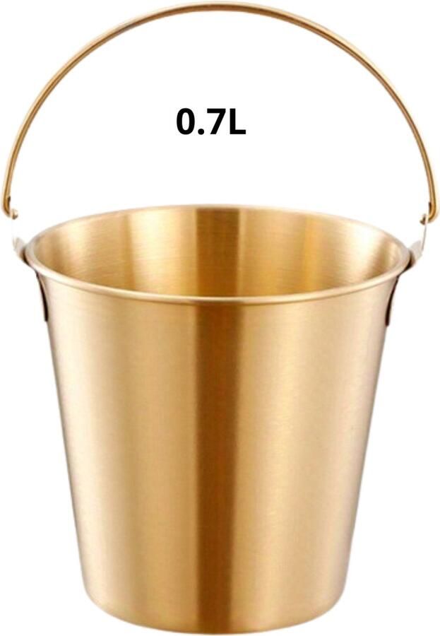 Nivard Champagne Emmer Champagnekoeler Champagneschaal Drankemmer Champagne Bowl Drankkoeler Goud 0.7L