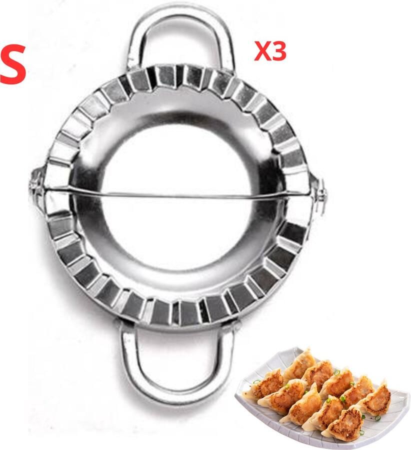 Nivard Dumpling Maker Set Raviolimakers Dumplings Machine Dumpling Vorm Ravioli Uitsteker Snijder Pastei Empanada 3x Klein