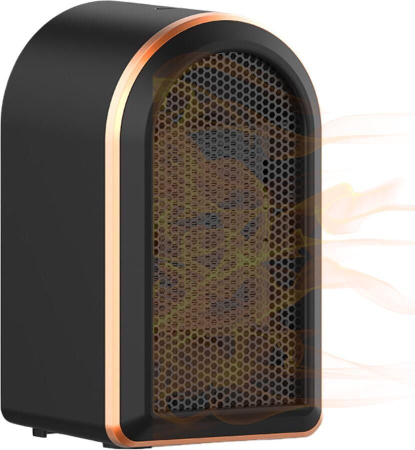 Nivard Elektrische Kachel Haard Heater Mini Kachel Luchtkachel Zwart