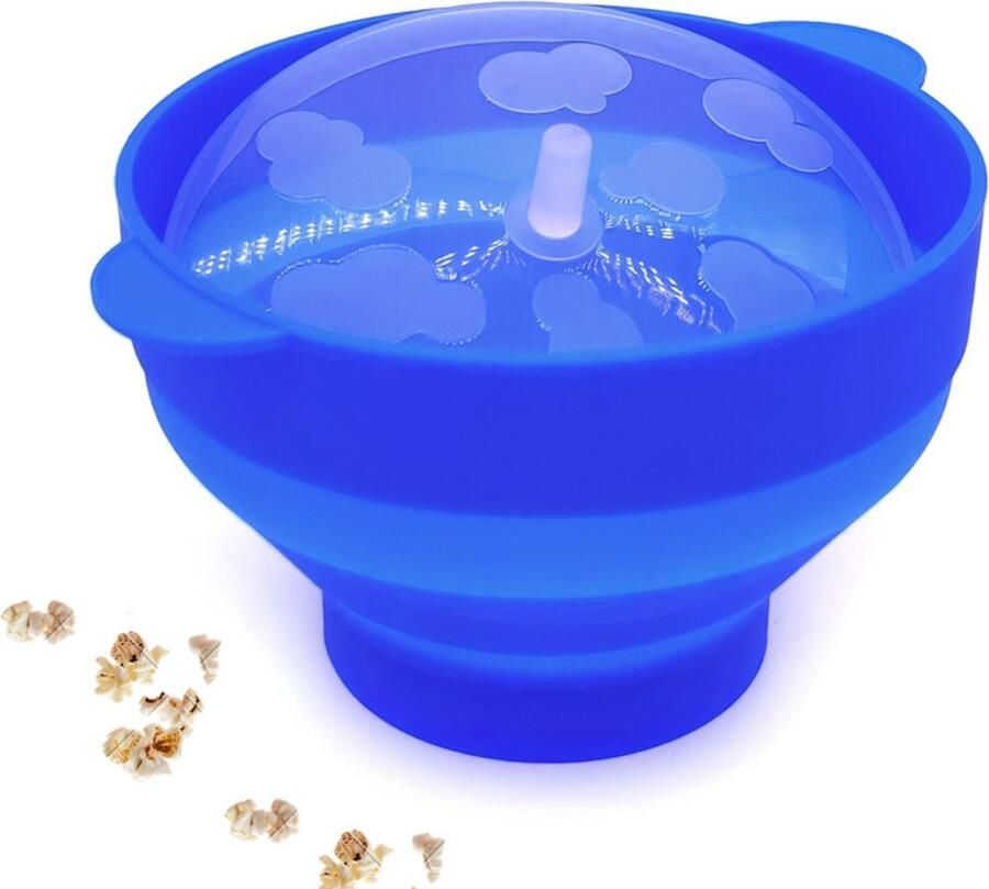Nivard Popcornmakers Popcornpan Popcorn Machine Mini Popcorn Machine Blauw