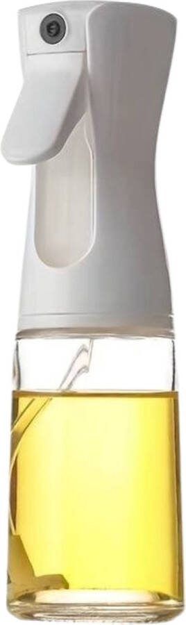 Nivard Oliefles Met Schenktuit Olijfolie Navulbaar Oliefles Met Pipet Olijfolie Fles Olie Dispenser Oil Dispenser Oil Bottle 200ML Spray Wit