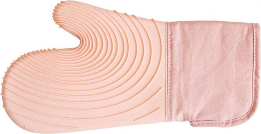 Nivard Siliconen Ovenhandschoenen Handschoenen Ovenwanten Barbecue Hittebestendig Roze