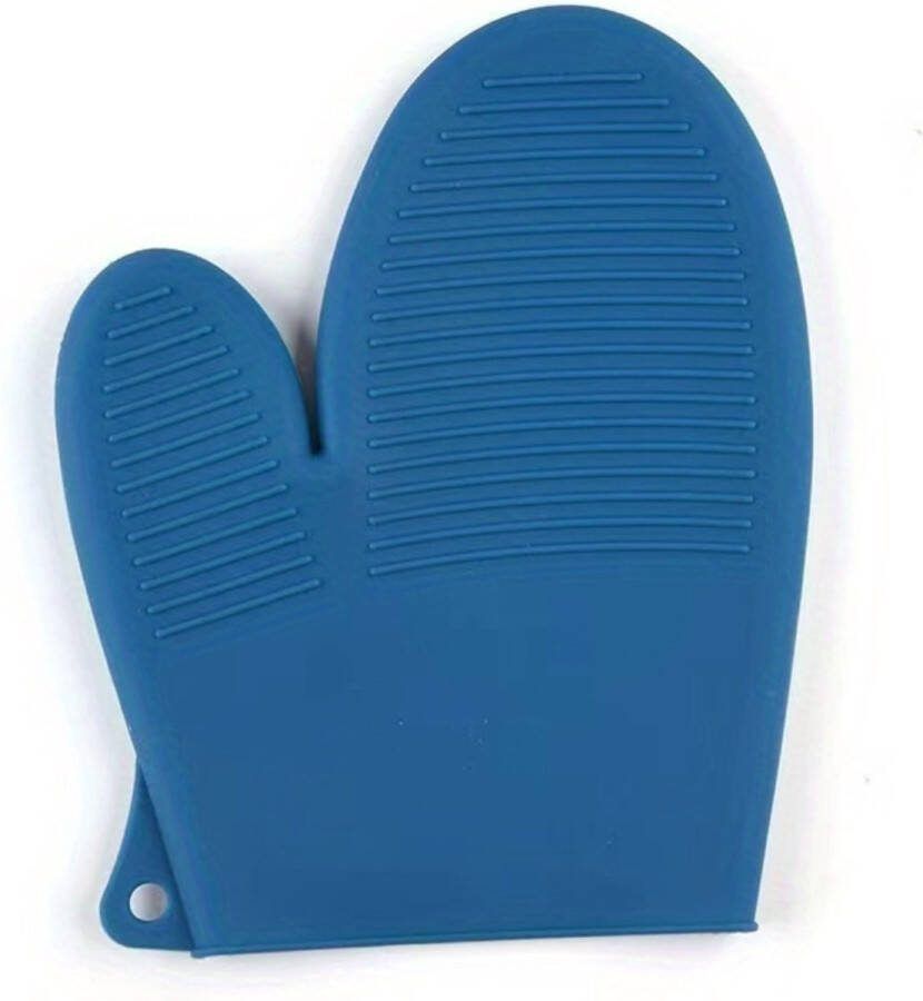 Nivard Siliconen Ovenwanten Ovenhandschoenen Barbecue Handschoenen Hittebestendig BBQ Blauw