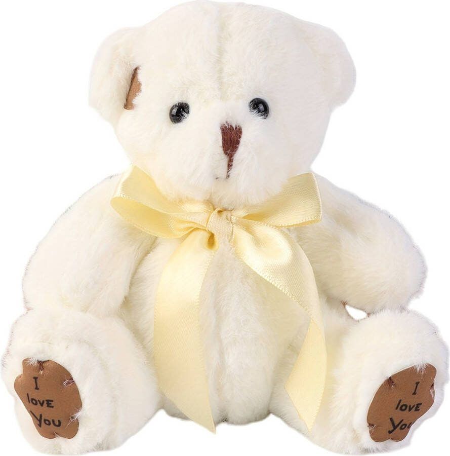 Nivard Teddybeer Knuffelbeer I Love You Klein 12 Jaar En Ouder Schattige Knuffels 17cm Beige