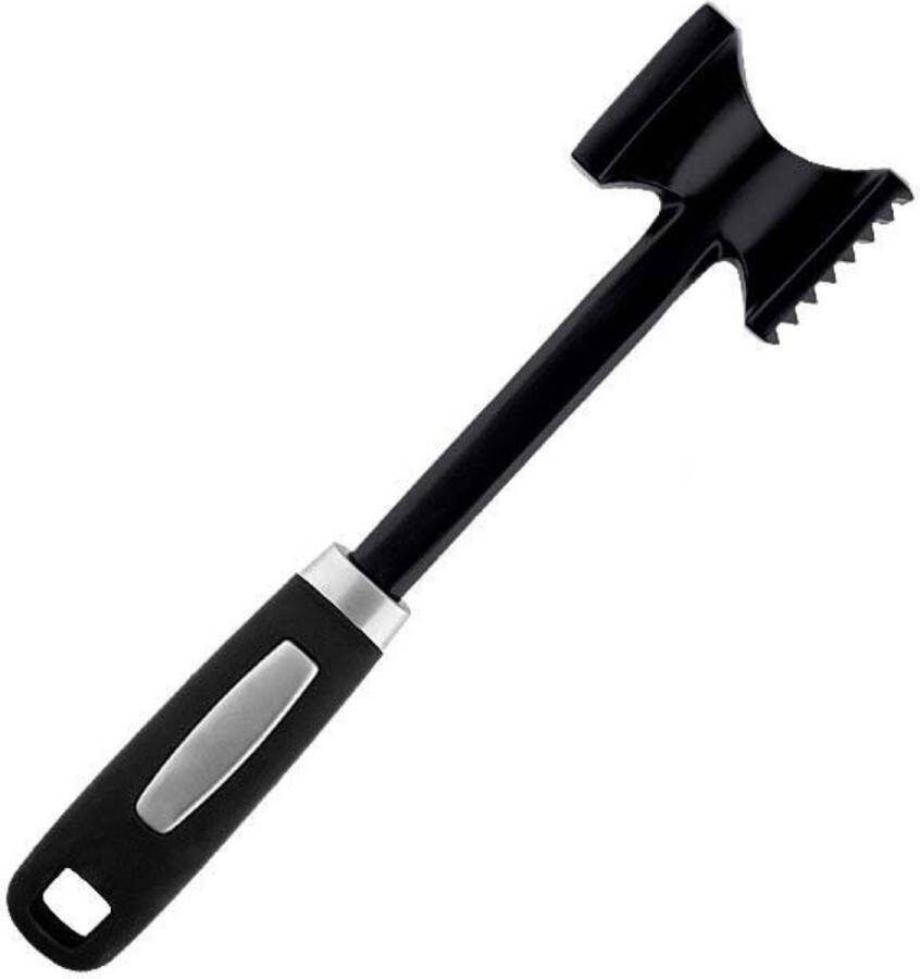 Nivard Vleeshamer Vleesvermalser Vleespletter Vleesklopper Kip Rund Varken Bbq Accesoires Meat Hammer Pounder Zwart