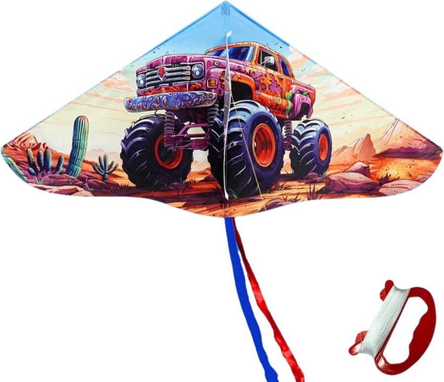 Nivard Vlieger Voor Strand Kite Vliegers Kindervlieger Monster Truck